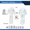 Ge Microporous Protective Coverall, w/Collar M GW902M